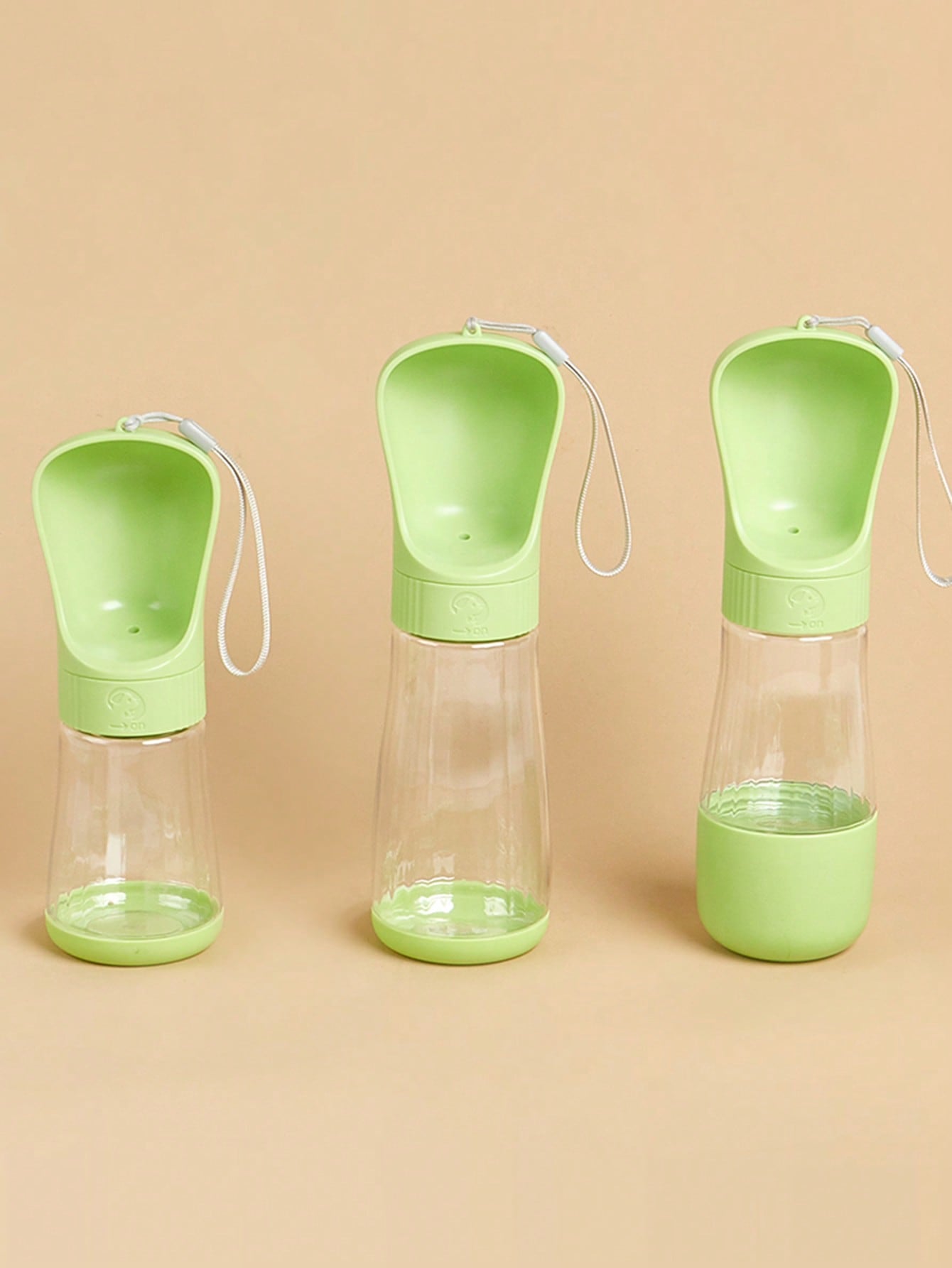 1Pc Clear Portable Pet Travel Water Bottle for Dog for Outdoor