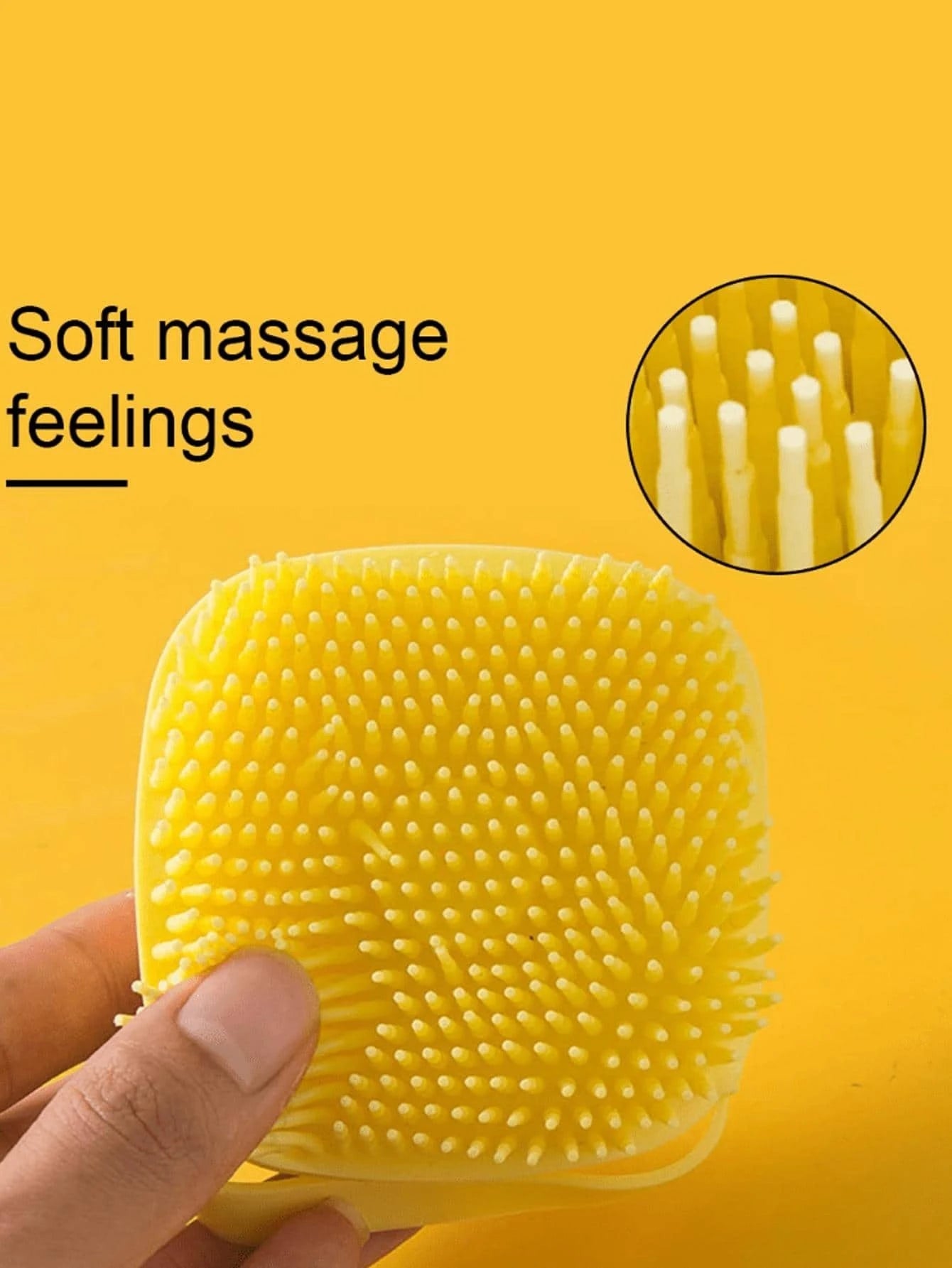1Pc Softness Silicone Pet Brush, Modern Multifunctional Dog Hair Massage Bath Brush for Home