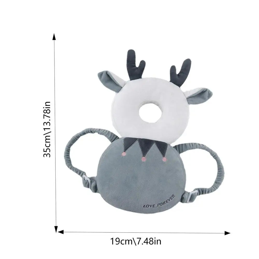 Baby Fall Pillow Backpack Soft Fall Protector Baby Cushion Backpack Head Protection for Baby Cartoon Baby Head Protector Back