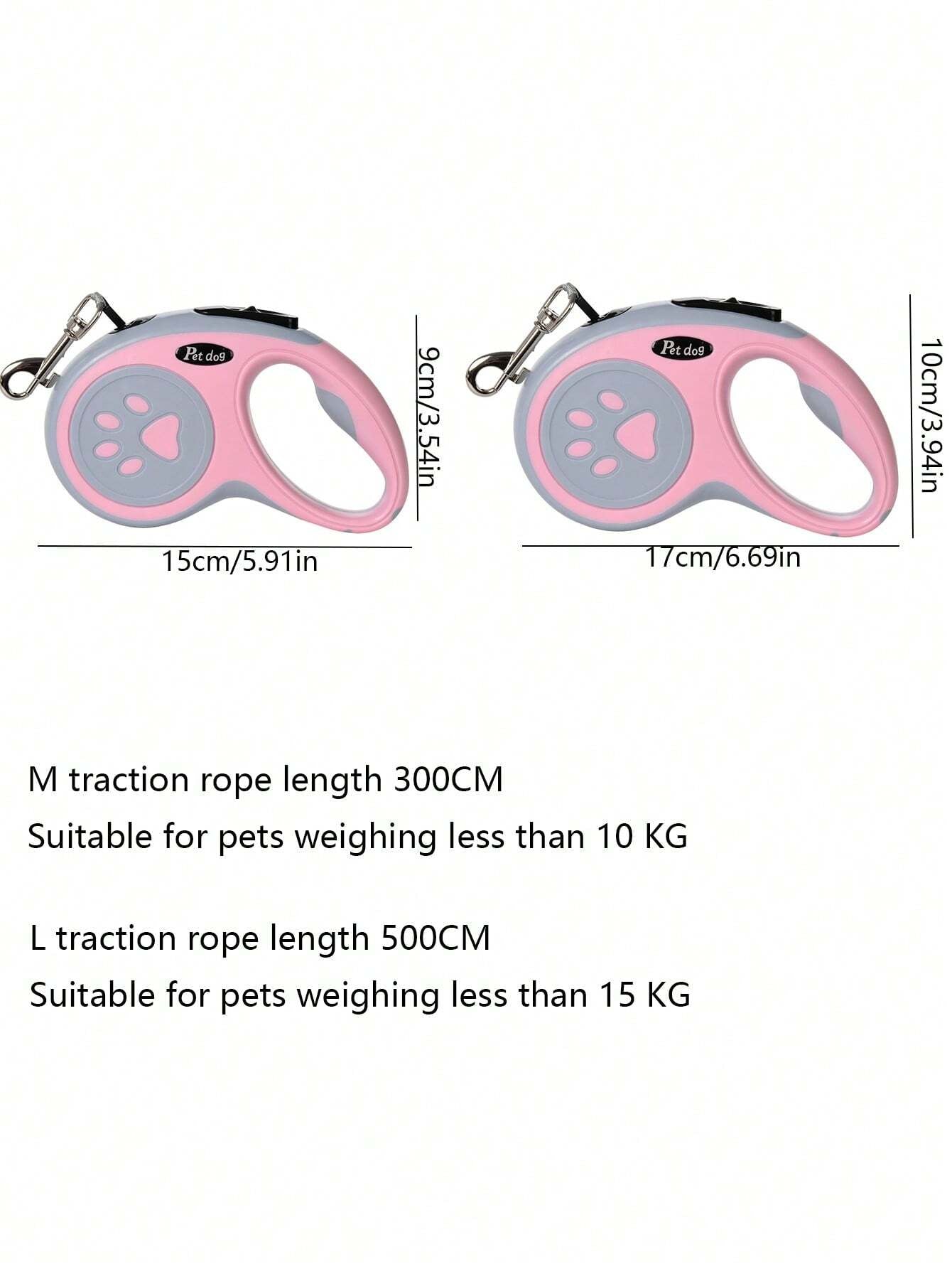 1Pc Pet Automatic Retractable Traction Rope with Multiple Color Options, Random Style