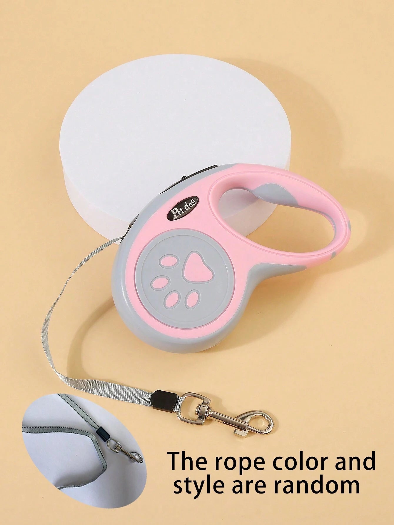 1Pc Pet Automatic Retractable Traction Rope with Multiple Color Options, Random Style