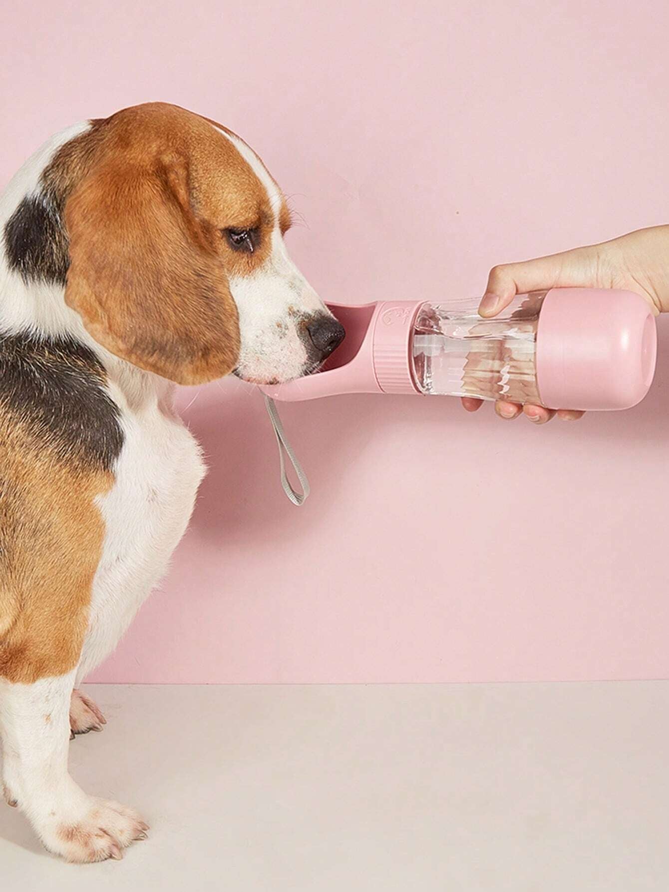1Pc Clear Portable Pet Travel Water Bottle for Dog for Outdoor