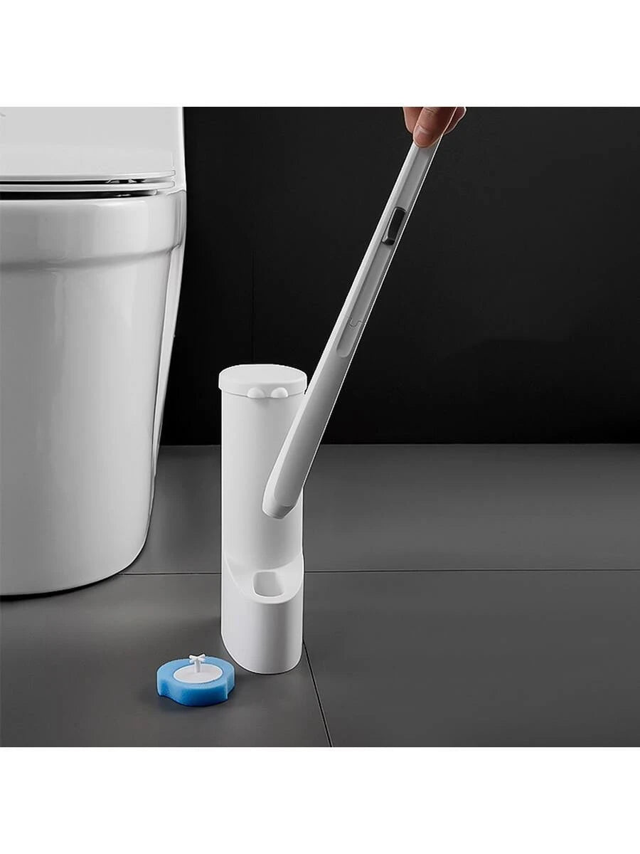One Set/8Pcs/24Pcs Disposable Toilet Brush with Replaceable Head,