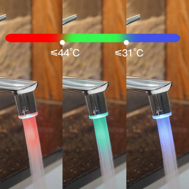 1 pc Smart Temperature Faucet with LED Heat Sensor
