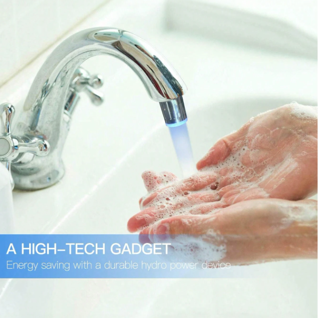 1 pc Smart Temperature Faucet with LED Heat Sensor