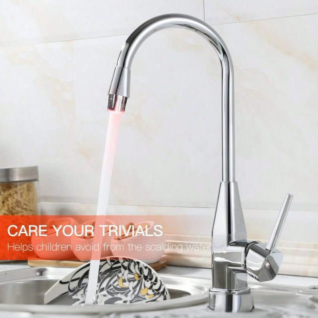 1 pc Smart Temperature Faucet with LED Heat Sensor