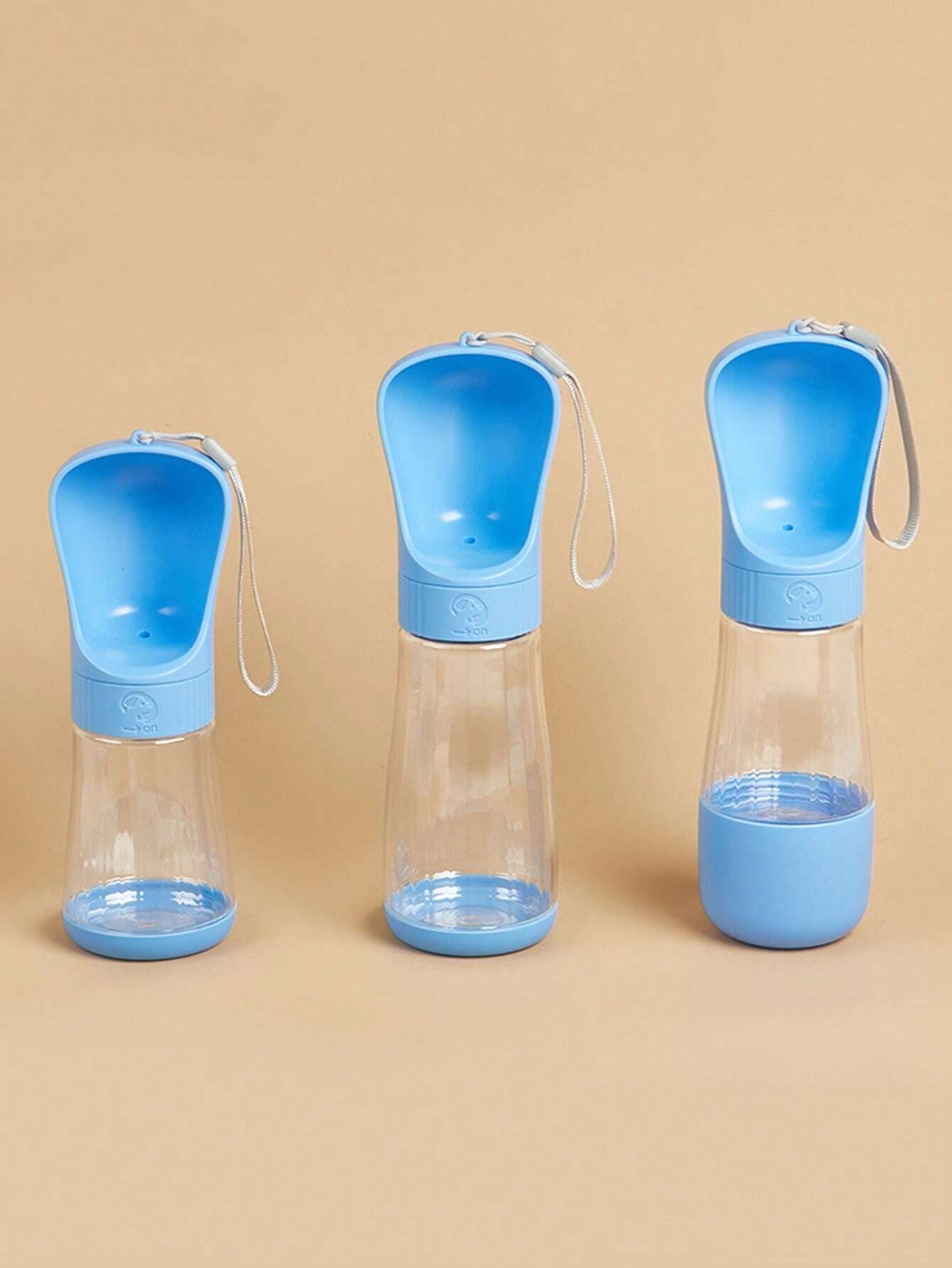 1Pc Clear Portable Pet Travel Water Bottle for Dog for Outdoor