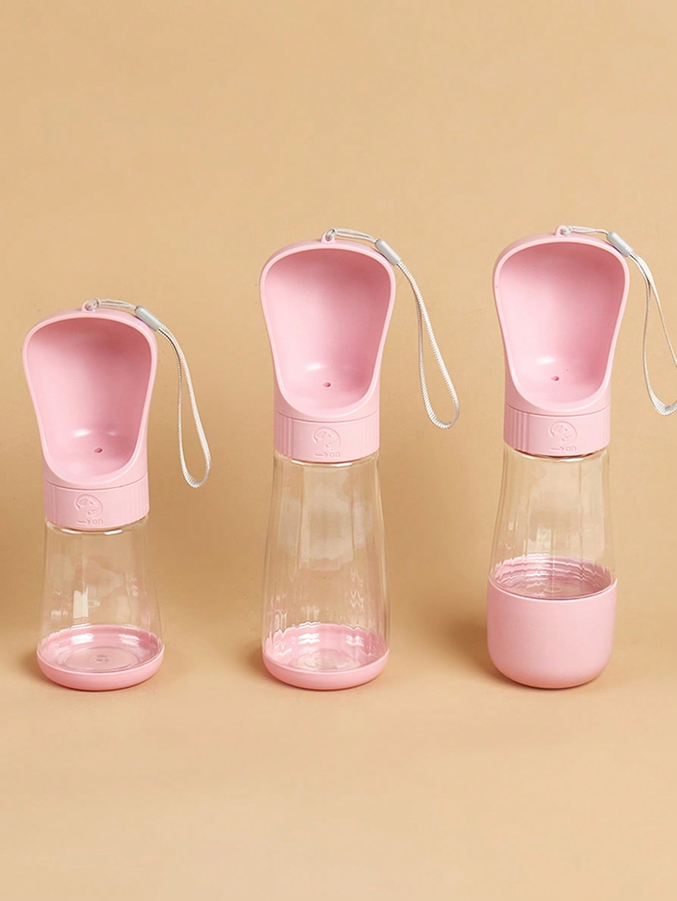 1Pc Clear Portable Pet Travel Water Bottle for Dog for Outdoor