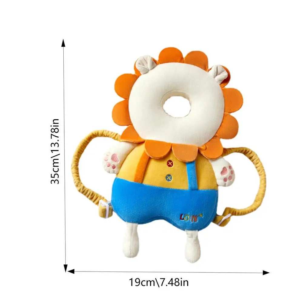 Baby Fall Pillow Backpack Soft Fall Protector Baby Cushion Backpack Head Protection for Baby Cartoon Baby Head Protector Back