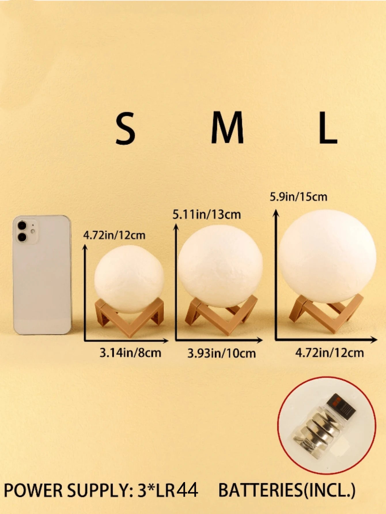 Moon Lamp - 3D Printing Moon Light for Adults - Classical Moon Night Light - 3D LED Night Light, Birthday Gifts for Women Boys Girls Men, Moon Galaxy Lamp Night Light for Room Home Decor