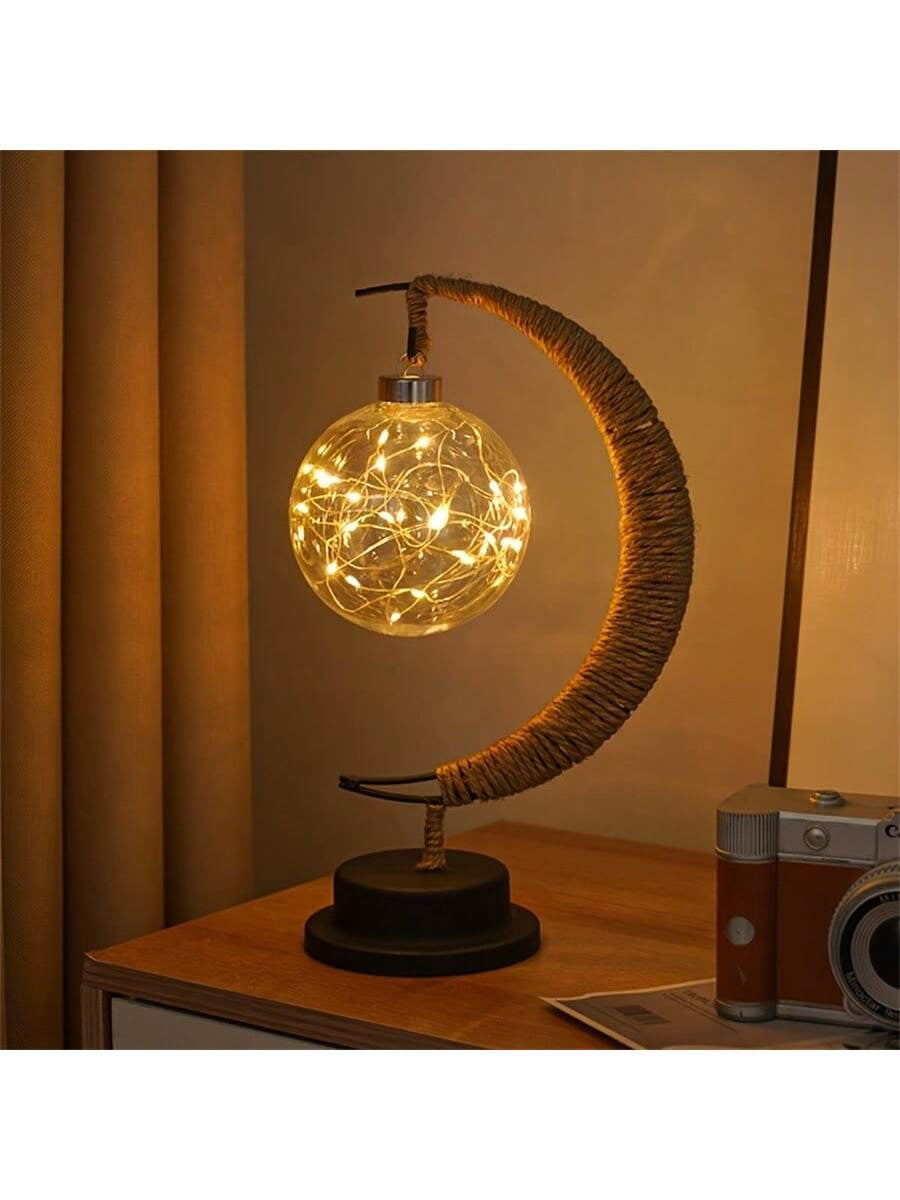 Iron LED Moon Ball Lamp