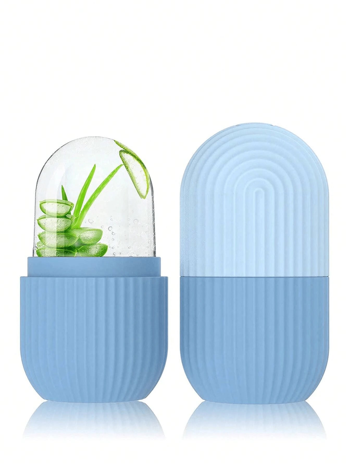 1 Pc/2 Pcs of Silicone Facial Massage, Capsule Facial Ice Tray, Beauty Remover and Facial Ice Mold