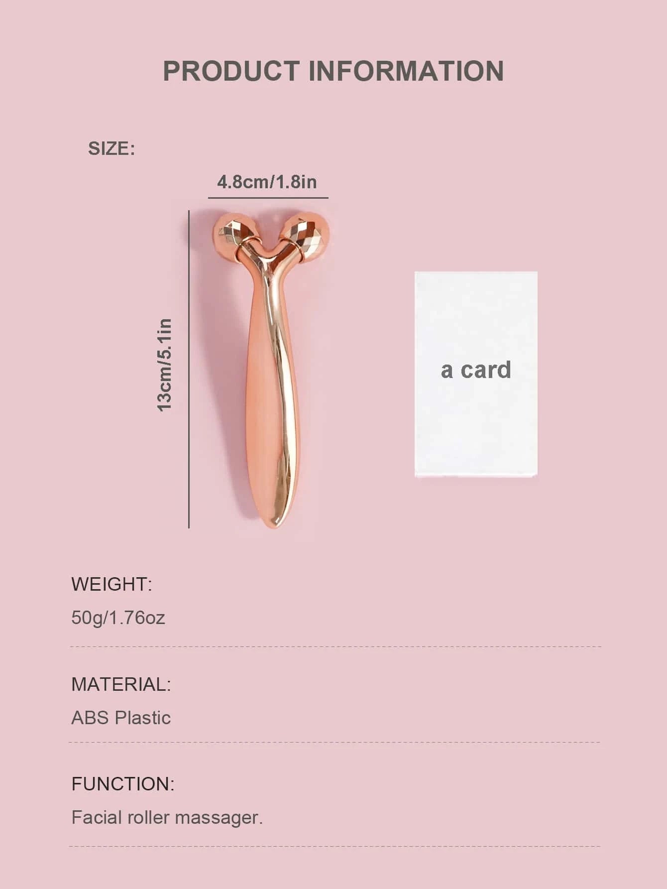 Face Massage Roller, 1Pc Puffiness Relief Skin Care Beauty Face Lift Roller Stick, Multifunctional Manual Skin Care Relaxation Beauty Skincare Tool