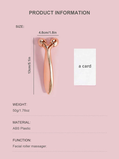 Face Massage Roller, 1Pc Puffiness Relief Skin Care Beauty Face Lift Roller Stick, Multifunctional Manual Skin Care Relaxation Beauty Skincare Tool