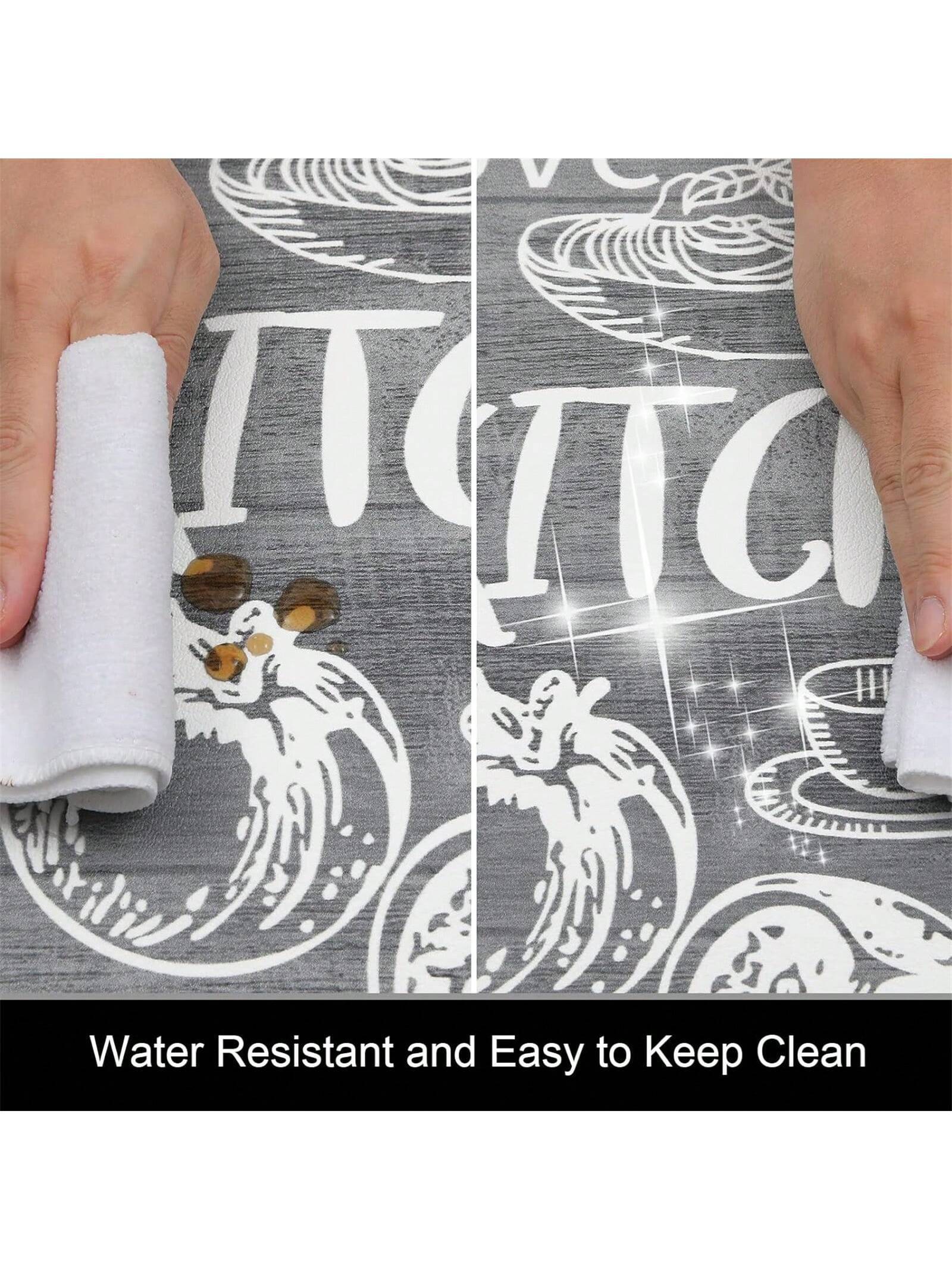 1Pc Kitchen Floor Mat Non-Slip Anti-Fatigue Door Mat Water Absorbent Quick Dry Entrance Mat ,Room Decor