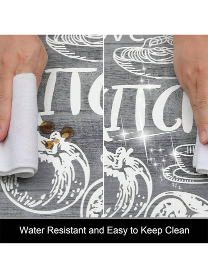 1Pc Kitchen Floor Mat Non-Slip Anti-Fatigue Door Mat Water Absorbent Quick Dry Entrance Mat ,Room Decor