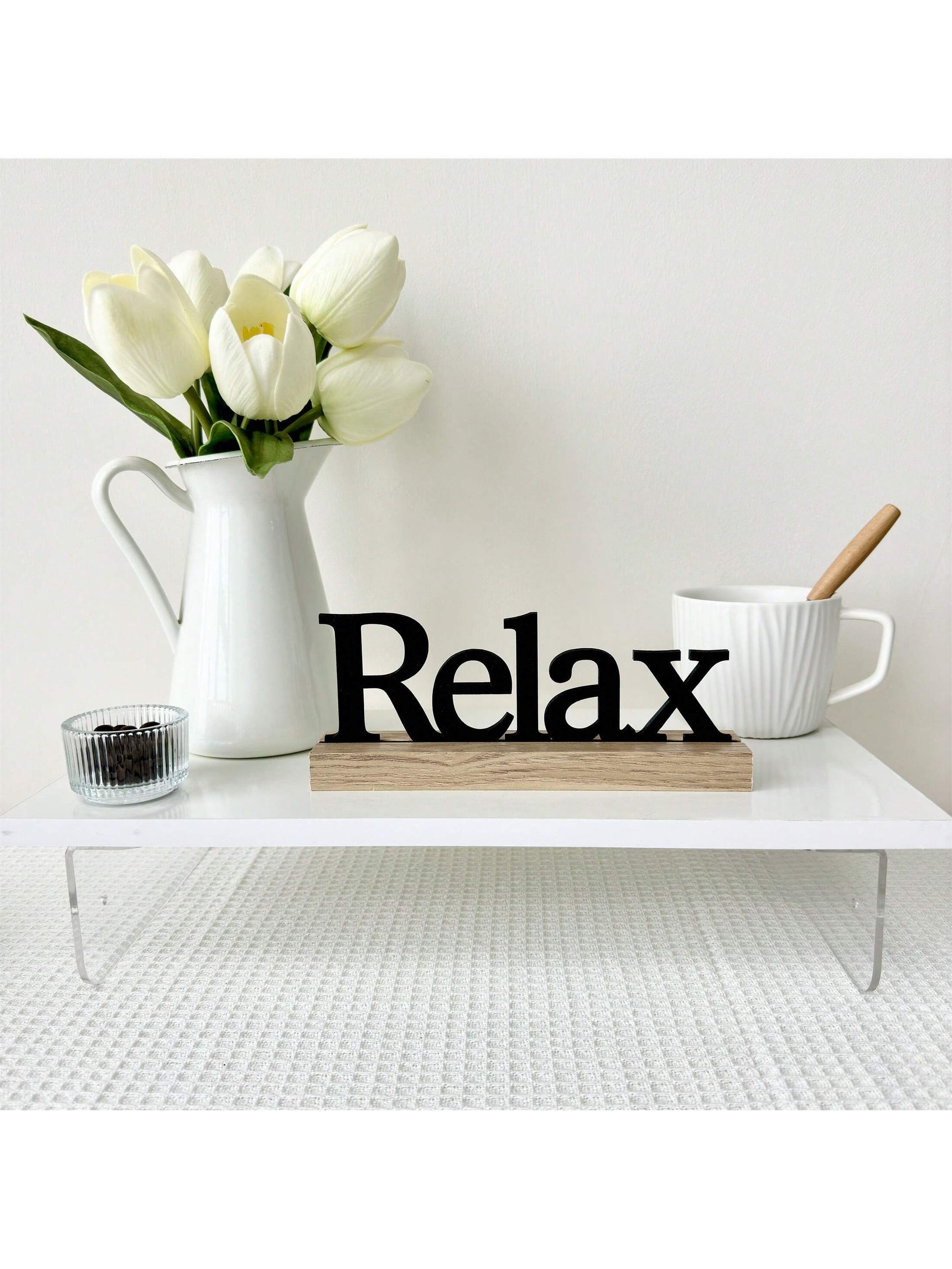 Inspiring Wooden Home Decoration Farmhouse Dining Table Centerpiece for Living Room, Office