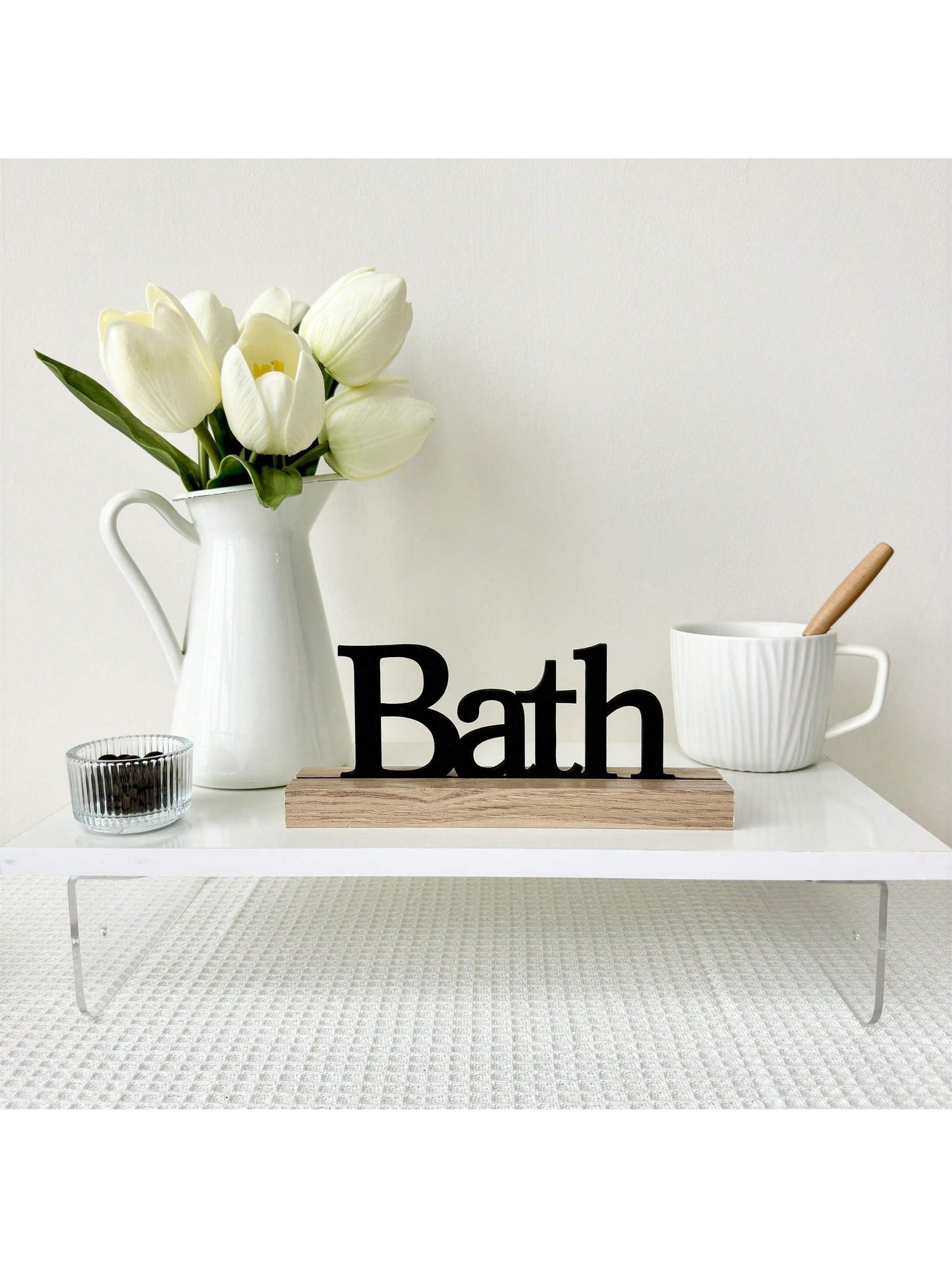 Inspiring Wooden Home Decoration Farmhouse Dining Table Centerpiece for Living Room, Office