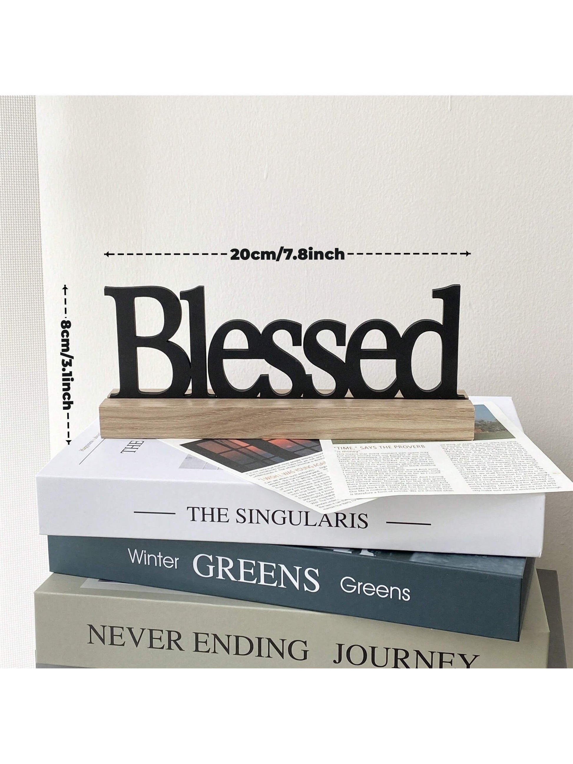 Inspiring Wooden Home Decoration Farmhouse Dining Table Centerpiece for Living Room, Office