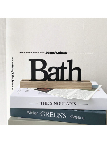 Inspiring Wooden Home Decoration Farmhouse Dining Table Centerpiece for Living Room, Office