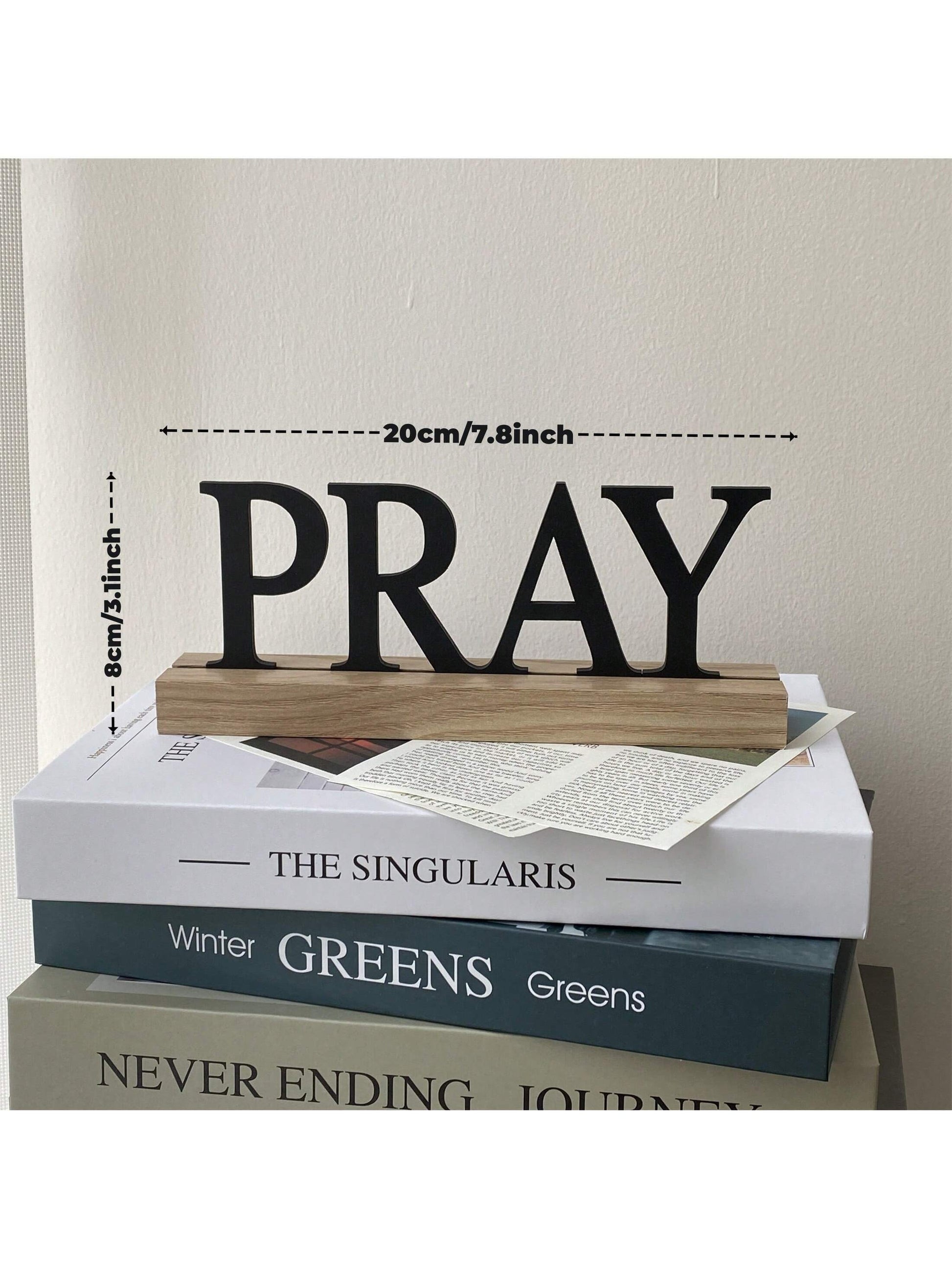 Inspiring Wooden Home Decoration Farmhouse Dining Table Centerpiece for Living Room, Office