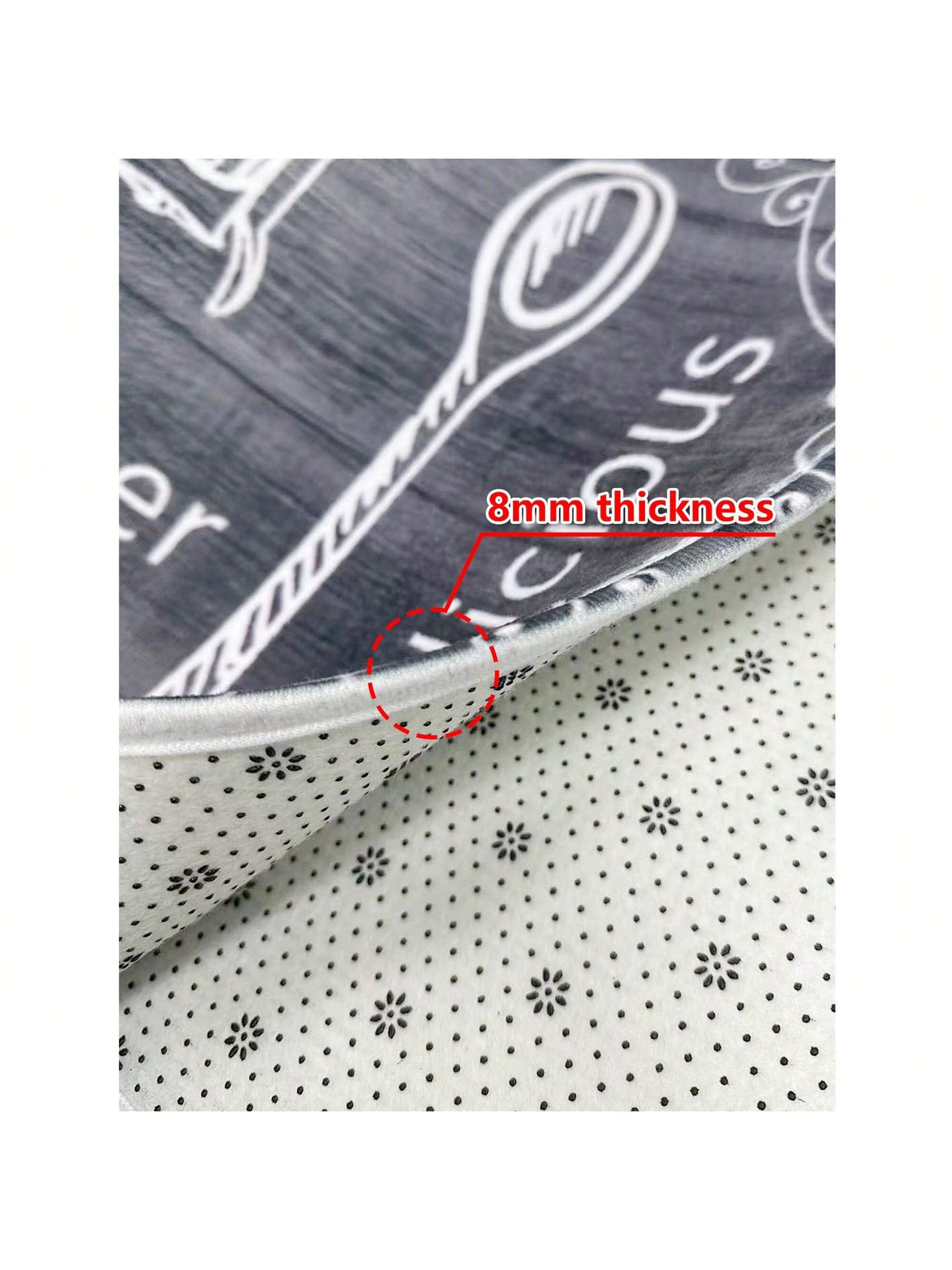 1Pc Kitchen Floor Mat Non-Slip Anti-Fatigue Door Mat Water Absorbent Quick Dry Entrance Mat ,Room Decor