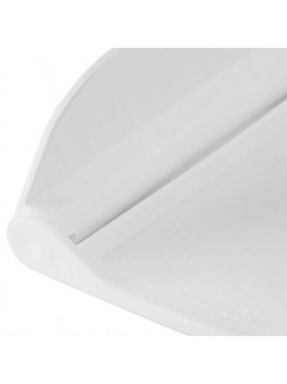 1Pc Foldable Wall-Mounted Shelf, for Bathroom, Toilet, Kitchen, Bedside, Dorm Room, No Drilling Phone Storage, Wifi Router Storage