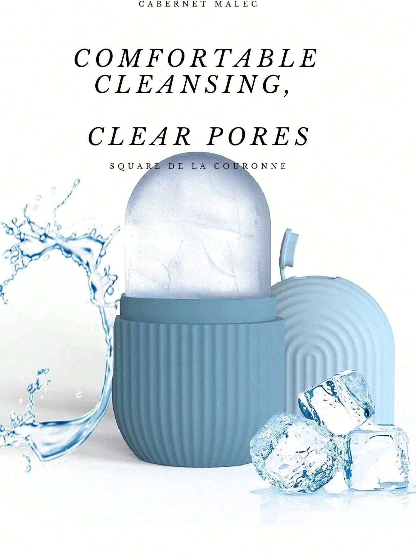 1 Pc/2 Pcs of Silicone Facial Massage, Capsule Facial Ice Tray, Beauty Remover and Facial Ice Mold