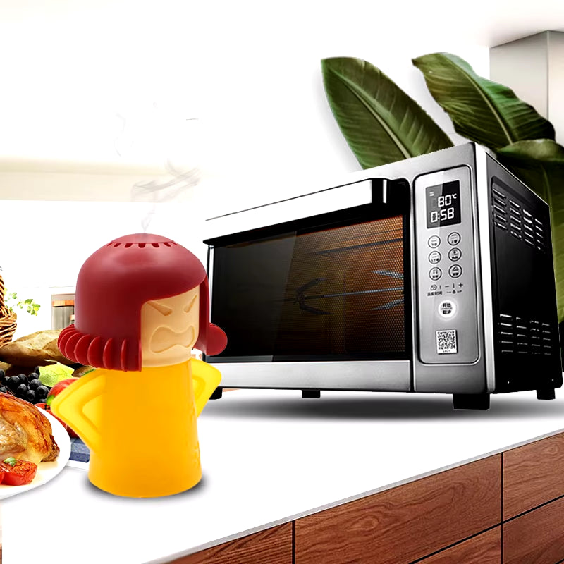 Angry Mama Oven Steam Microwave Cleaner Easily Cleans Microwave Oven Steam Cleaner Appliances Microwave Fridge Cleaning