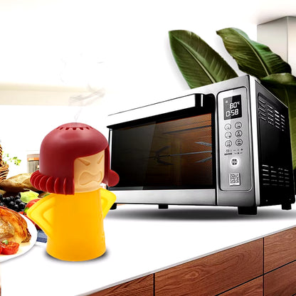 Angry Mama Oven Steam Microwave Cleaner Easily Cleans Microwave Oven Steam Cleaner Appliances Microwave Fridge Cleaning