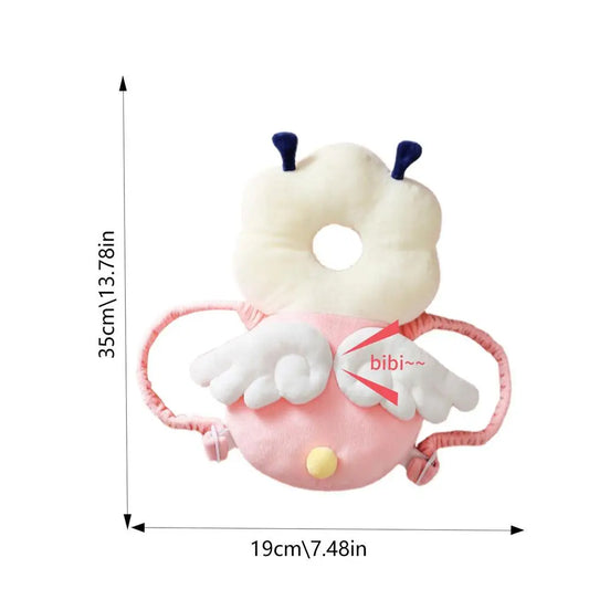 Baby Fall Pillow Backpack Soft Fall Protector Baby Cushion Backpack Head Protection for Baby Cartoon Baby Head Protector Back