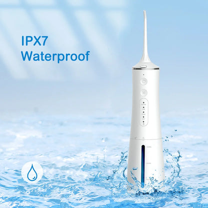 New Stock Water Flosser Manufacturer 300Ml Cordless Water Jet Flosser Portable Oral Irrigator for Teeth Cleaning