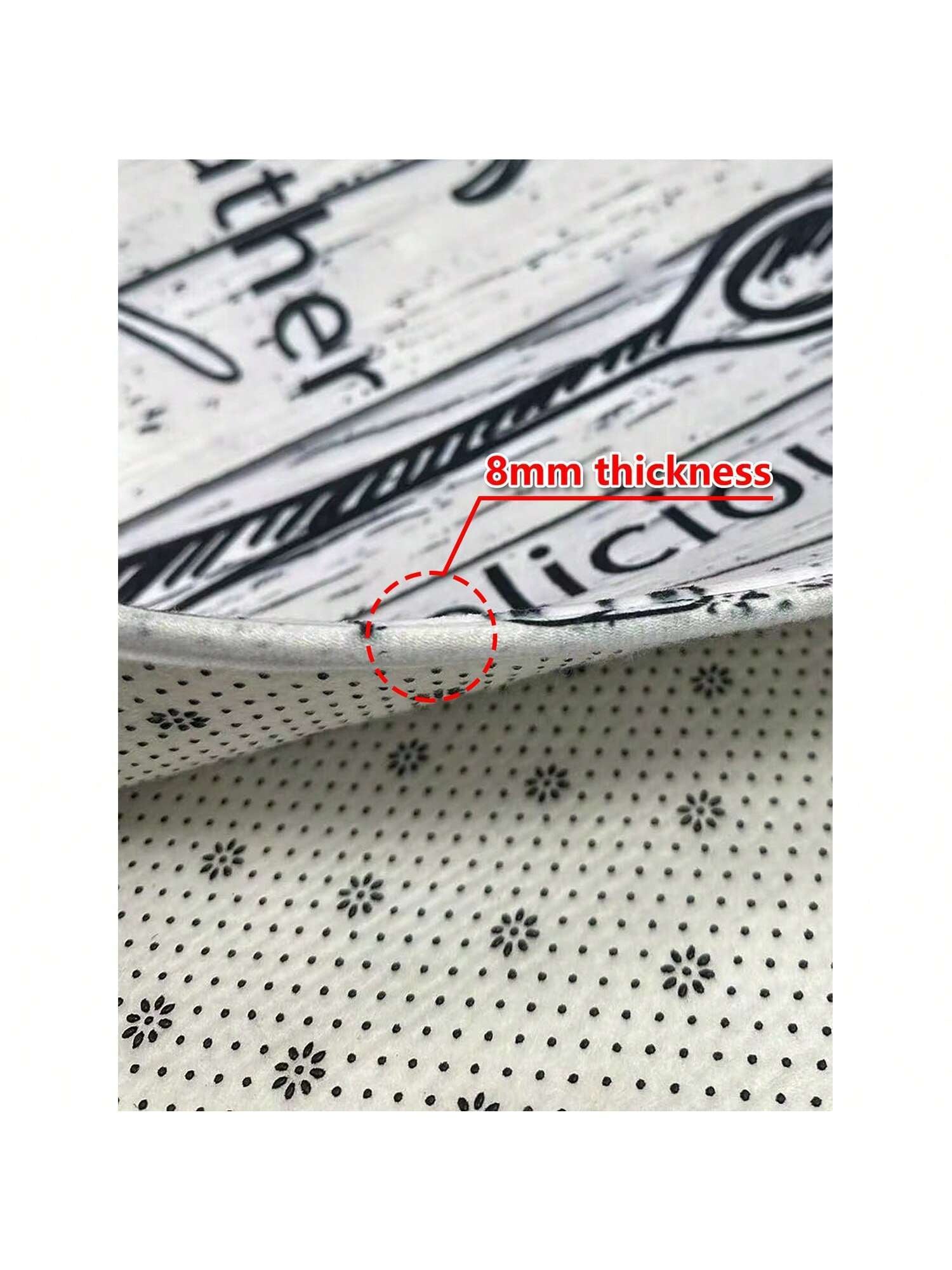 1Pc Kitchen Floor Mat Non-Slip Anti-Fatigue Door Mat Water Absorbent Quick Dry Entrance Mat ,Room Decor