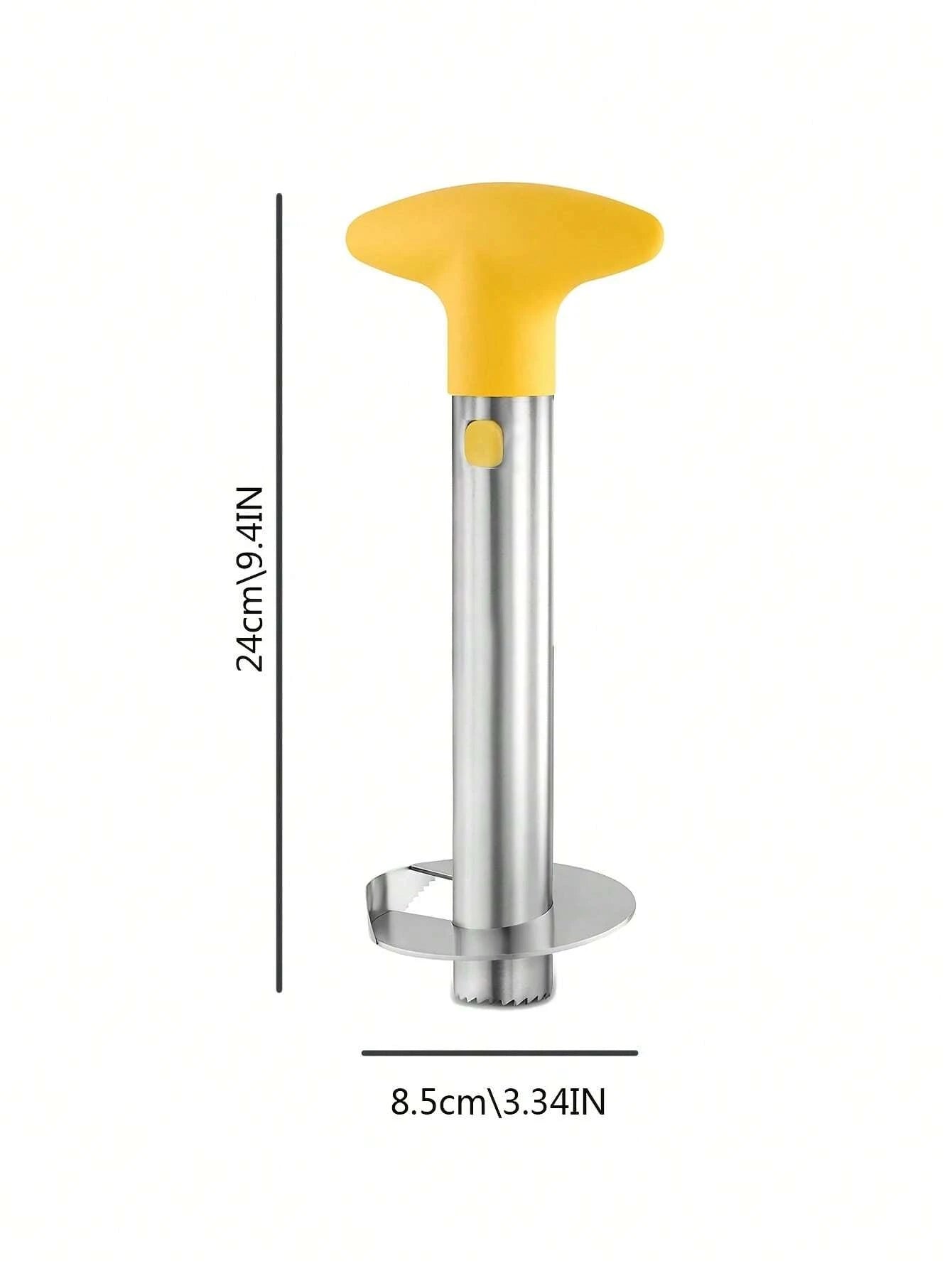 1PC Stainless Steel Pineapple Core Slicer, 