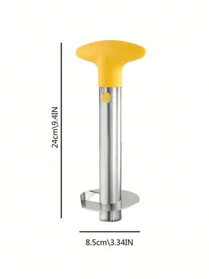 1PC Stainless Steel Pineapple Core Slicer, 