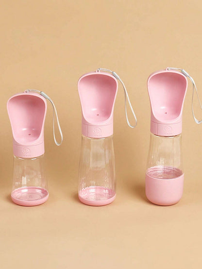 1Pc Clear Portable Pet Travel Water Bottle for Dog for Outdoor