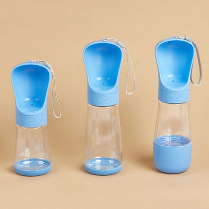 1Pc Clear Portable Pet Travel Water Bottle for Dog for Outdoor