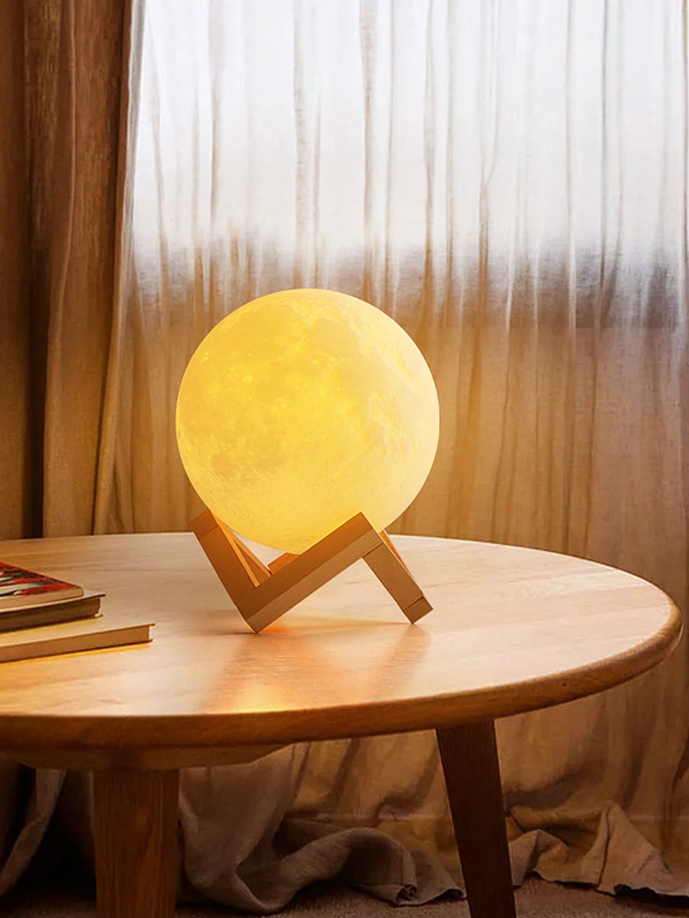 1PC Moon Light Galaxy Light, 3.15 Inch LED 3D Moon Light, Moon Night Light for Girls Boys Children Women DIY Birthday Gift