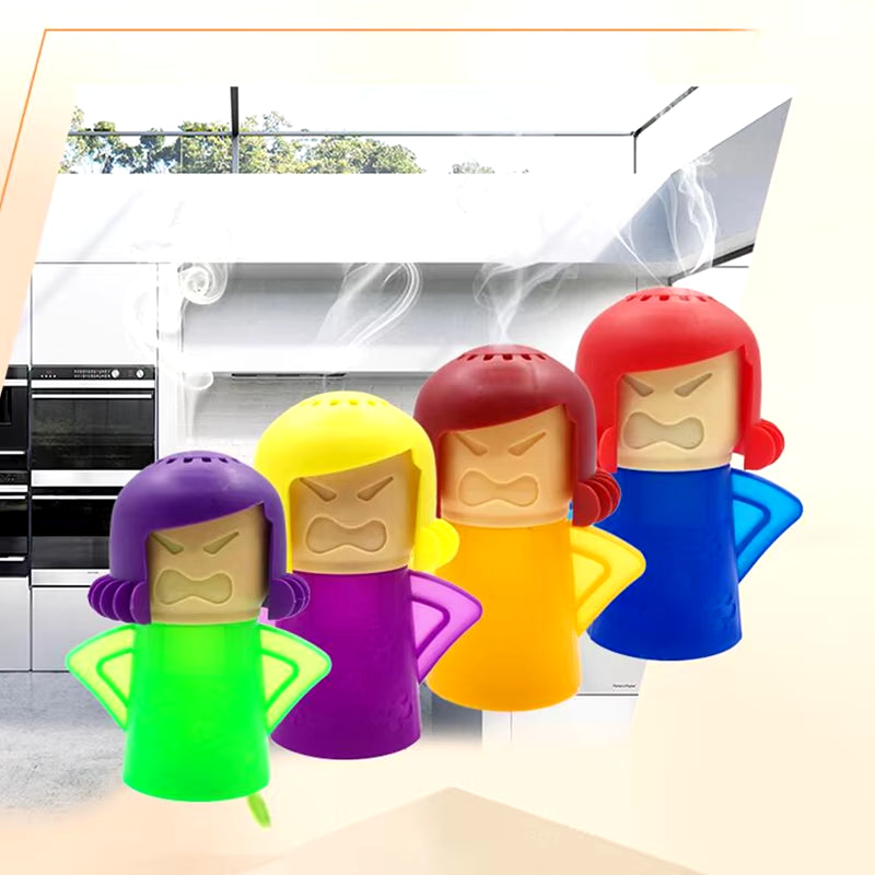 Angry Mama Oven Steam Microwave Cleaner Easily Cleans Microwave Oven Steam Cleaner Appliances Microwave Fridge Cleaning