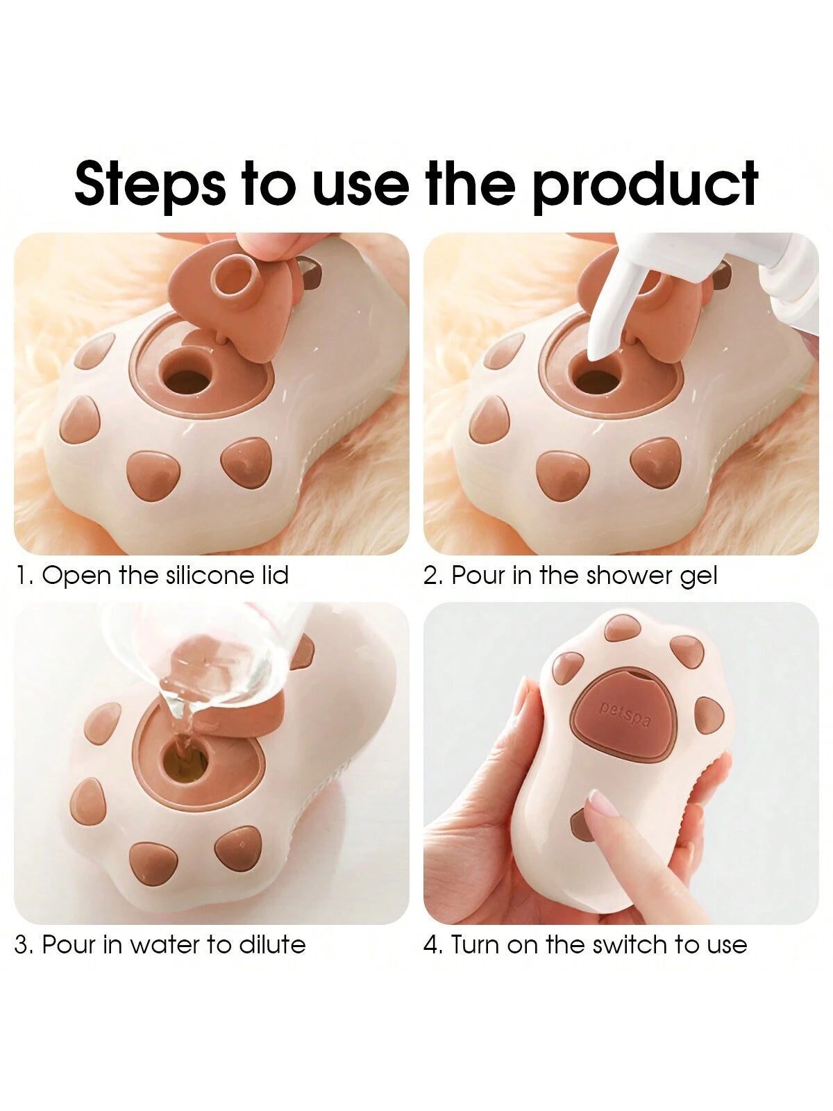 Cat Steamy Brush, 3 In1 Steamy Cat Brush, Cat Spray Massage Comb, Cat Grooming Brush for Removing Tangled and Loosse Hair, Anti-Flying Hair,Rechargeable Silicone Steam Pet Brush (Pink)