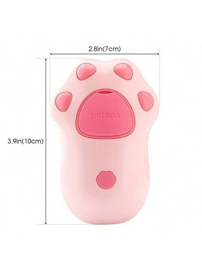 Cat Steamy Brush, 3 In1 Steamy Cat Brush, Cat Spray Massage Comb, Cat Grooming Brush for Removing Tangled and Loosse Hair, Anti-Flying Hair,Rechargeable Silicone Steam Pet Brush (Pink)