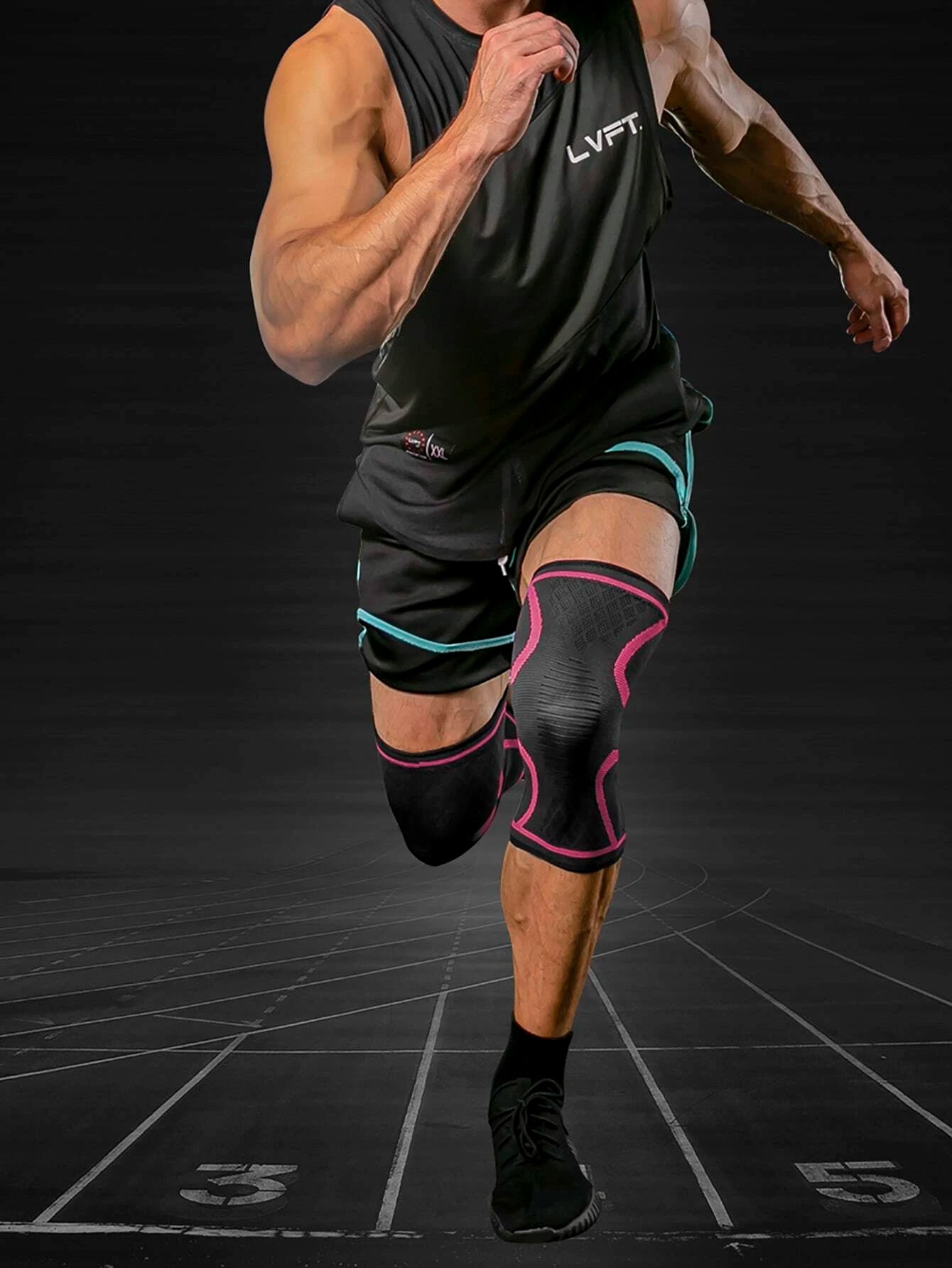 1Pc Sports Knit Knee Pad