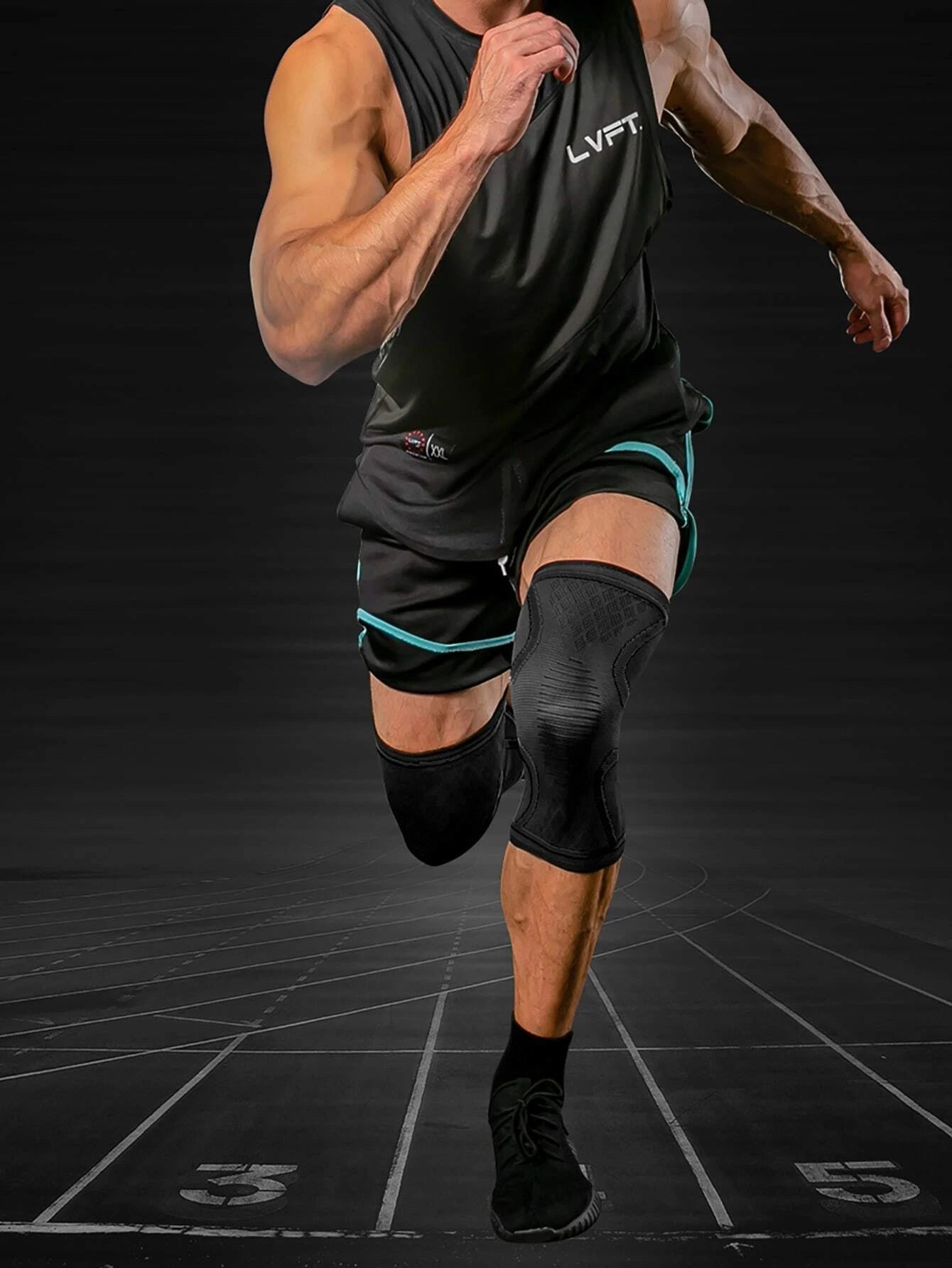 1Pc Sports Knit Knee Pad