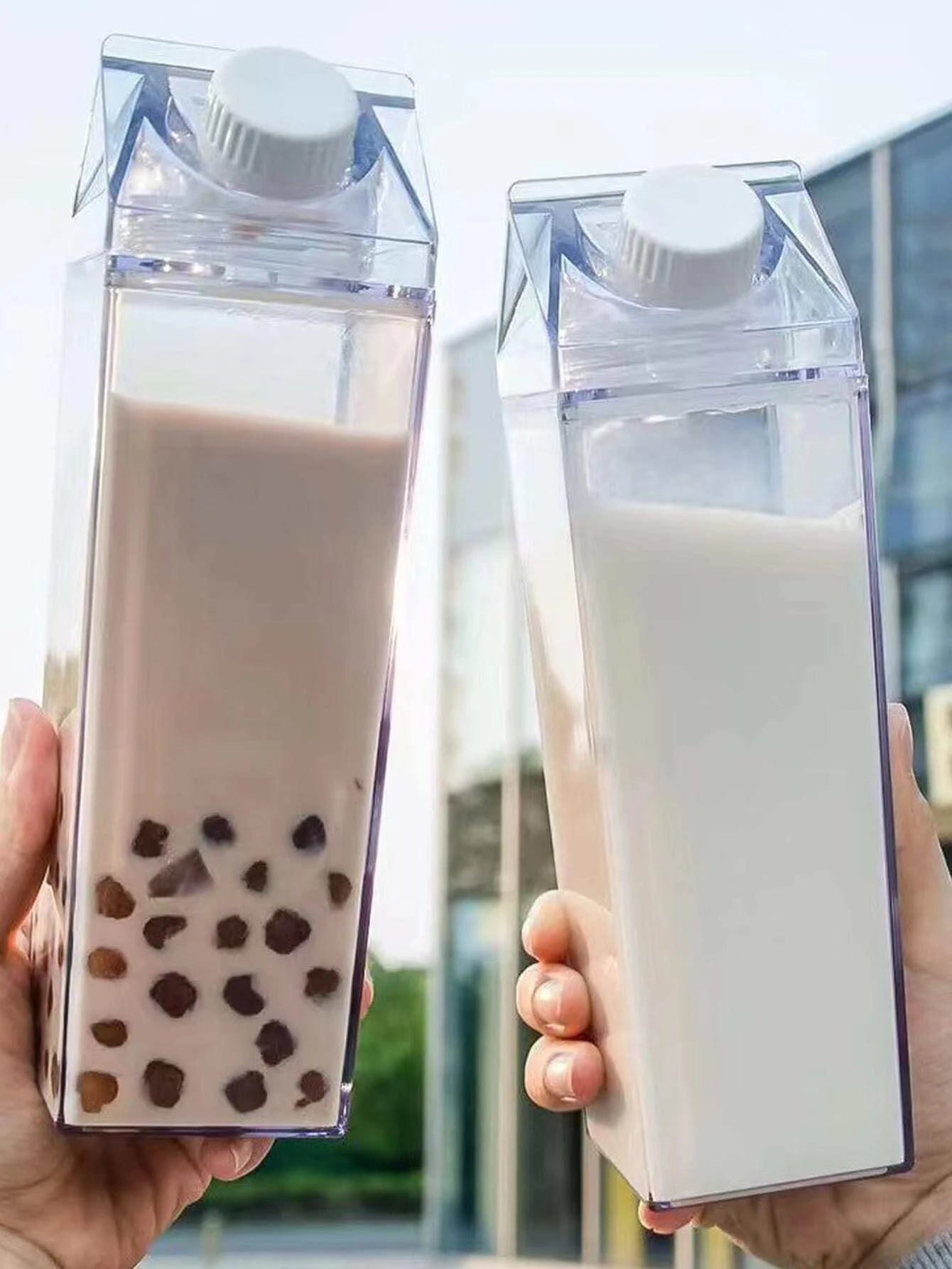 1Pc Milk Bottle Design Water Bottle