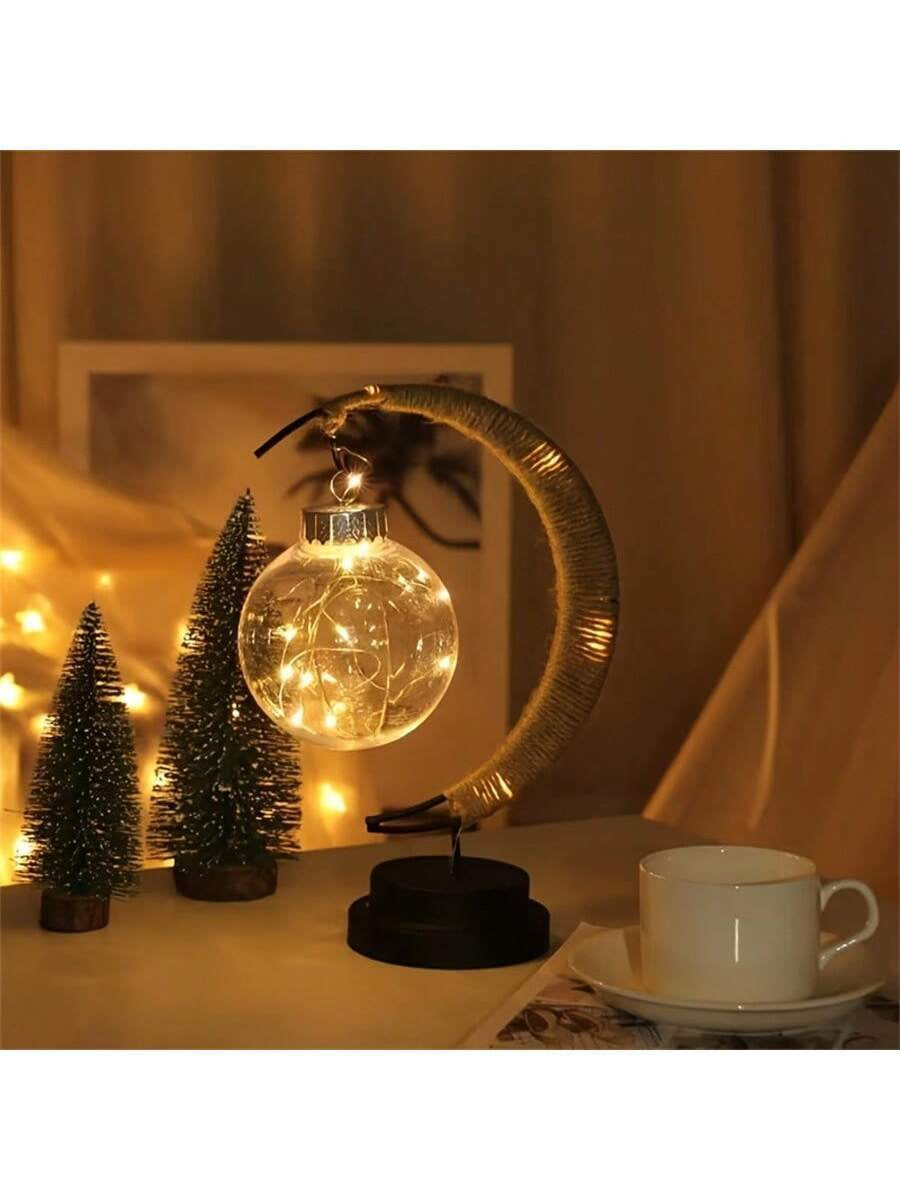 Iron LED Moon Ball Lamp