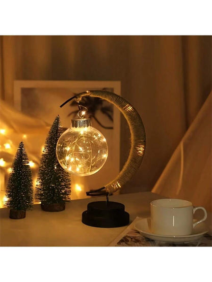 Iron LED Moon Ball Lamp