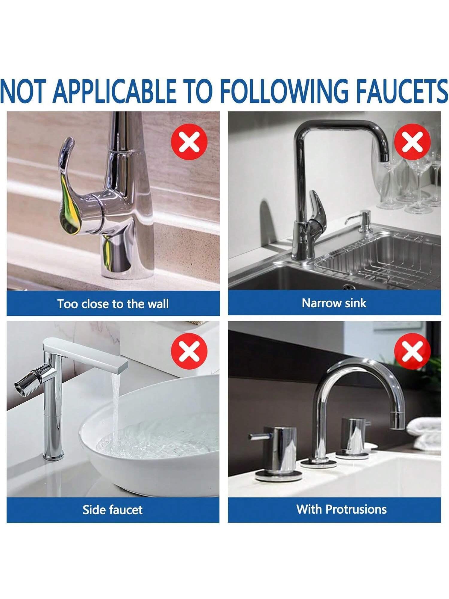 1Pc Upgeaded 29.92Inch Faucet Sink Guard Splash Mat,Silicone Kitchen Faucet Mat,Faucet Drying Mat, Silicone Faucet Mat Splash Guard, Silicone Faucet Water Catcher Mat for Kitchen Bathroom