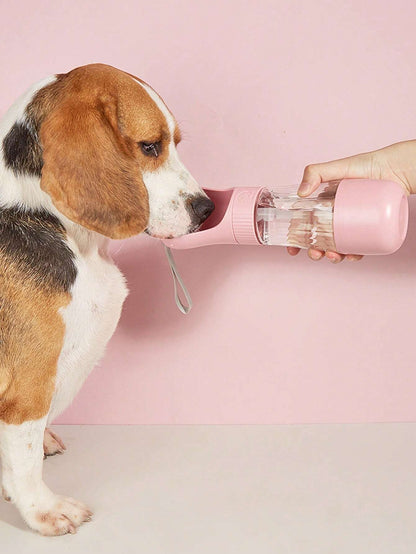 1Pc Clear Portable Pet Travel Water Bottle for Dog for Outdoor
