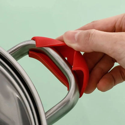 EliteMart | 2pcs Random Color | Insulation Pot Handle Cover