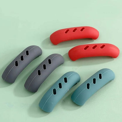 EliteMart | 2pcs Random Color | Insulation Pot Handle Cover